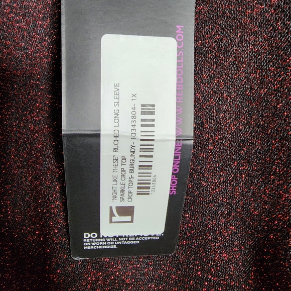 Ruched Crop Top - Picture 8 of 8